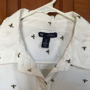 Boyfriend Fit Gap Button Down